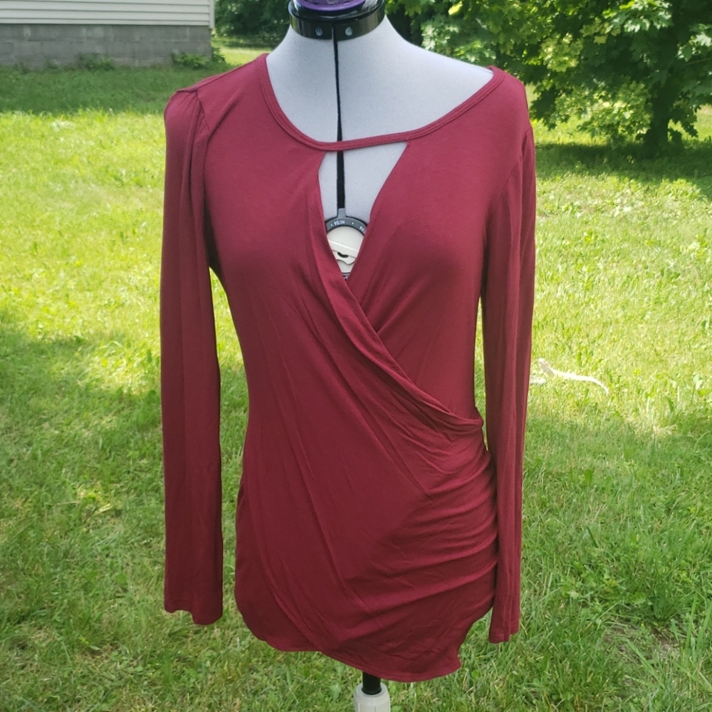 Maroon blouse